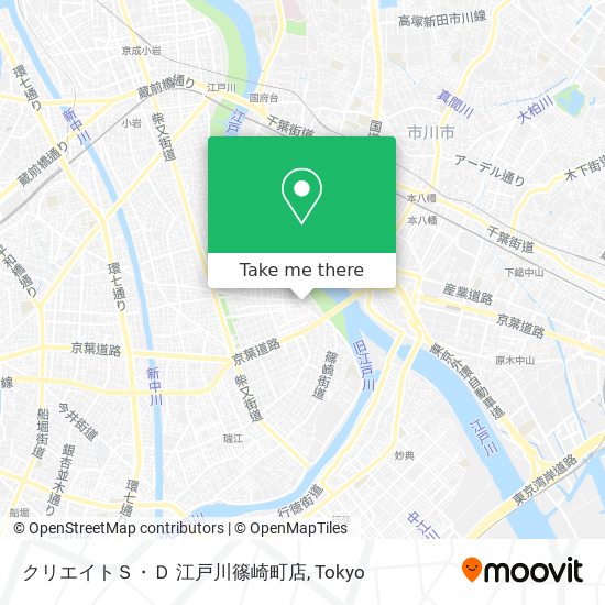 クリエイトＳ・Ｄ 江戸川篠崎町店 map