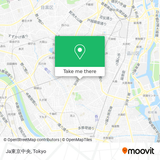 Ja東京中央 map