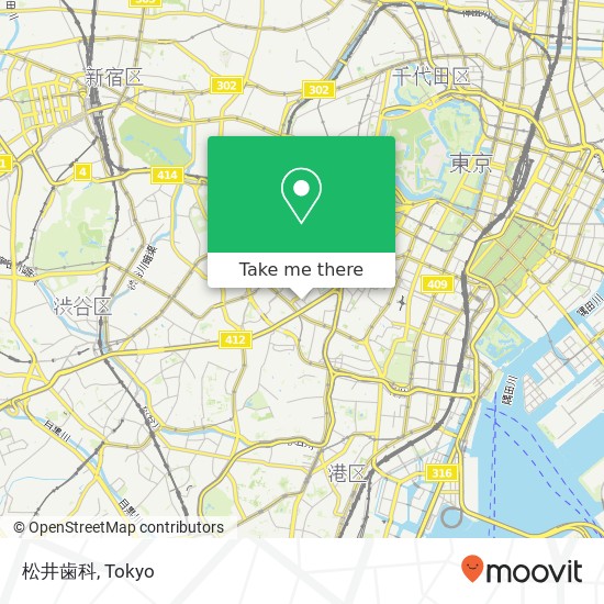 松井歯科 map