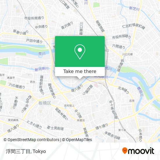 浮間三丁目 map
