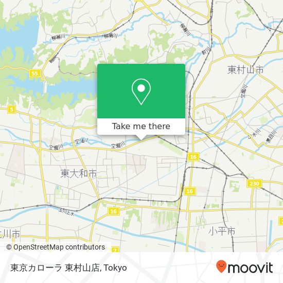 東京カローラ 東村山店 map