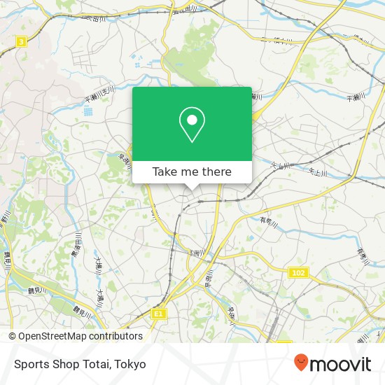 Sports Shop Totai map