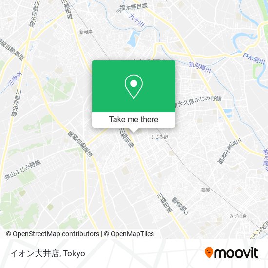 イオン大井店 map