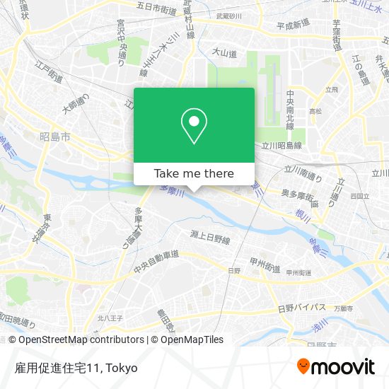 雇用促進住宅11 map