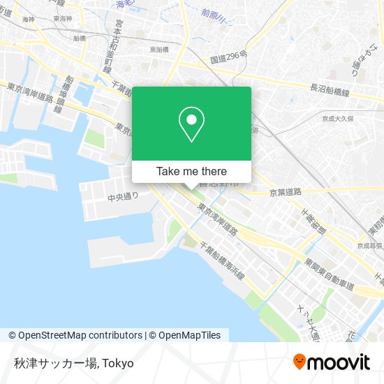 秋津サッカー場 map