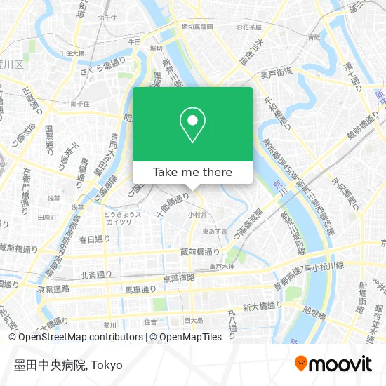 墨田中央病院 map