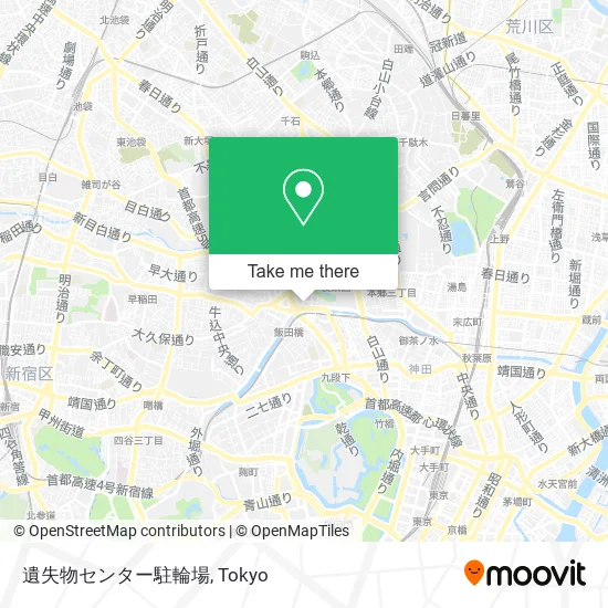 遺失物センター駐輪場 map