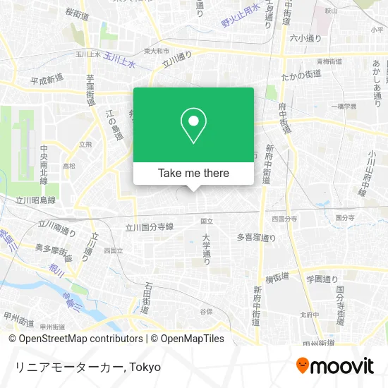 リニアモーターカー map