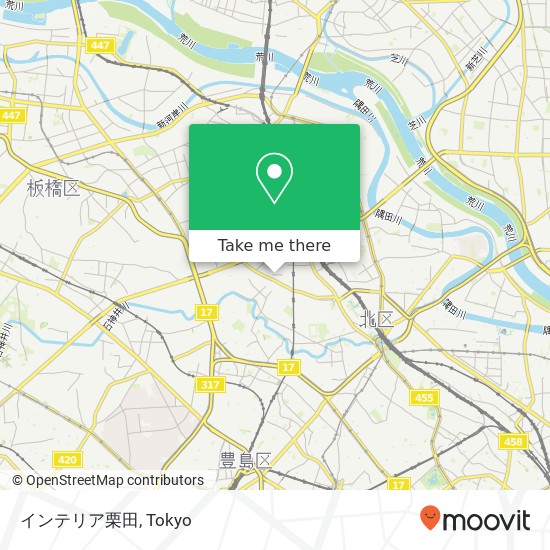 インテリア栗田 map