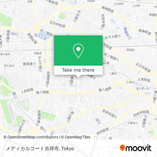 メディカルコート吉祥寺 map