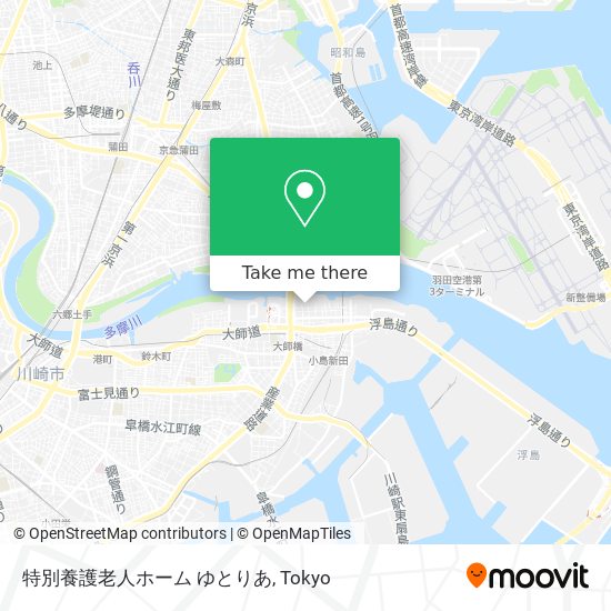 特別養護老人ホーム ゆとりあ map