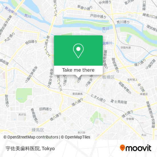 宇佐美歯科医院 map