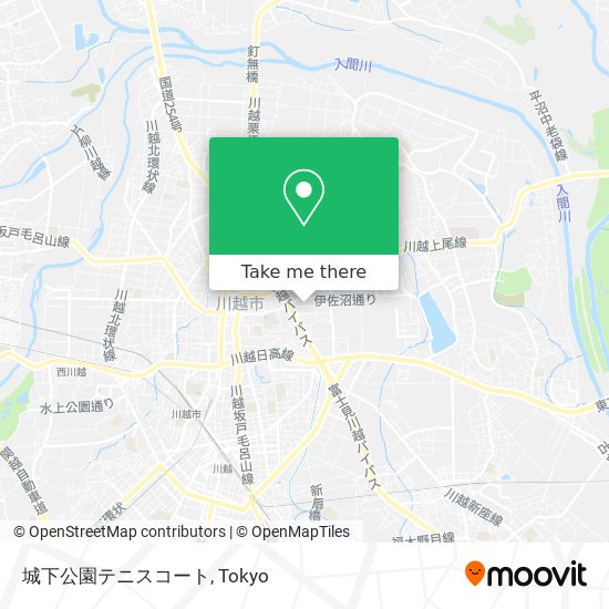 城下公園テニスコート map