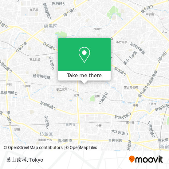 葉山歯科 map
