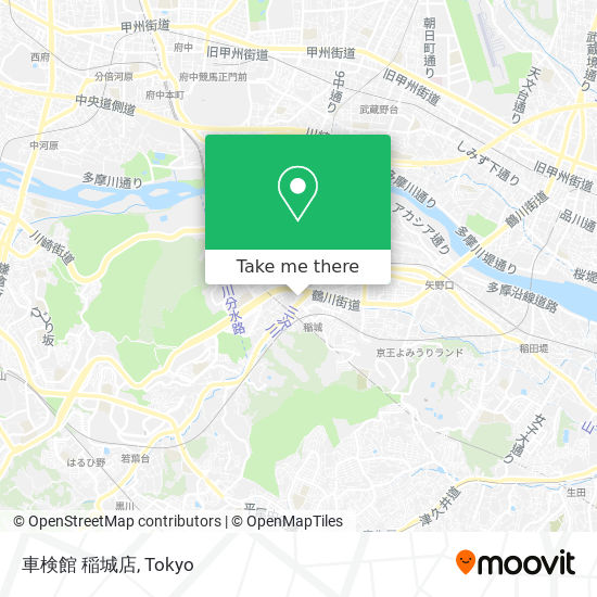 車検館 稲城店 map