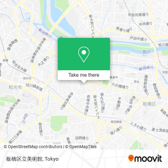 板橋区立美術館 map