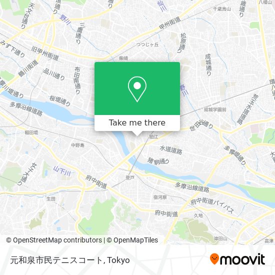 元和泉市民テニスコート map