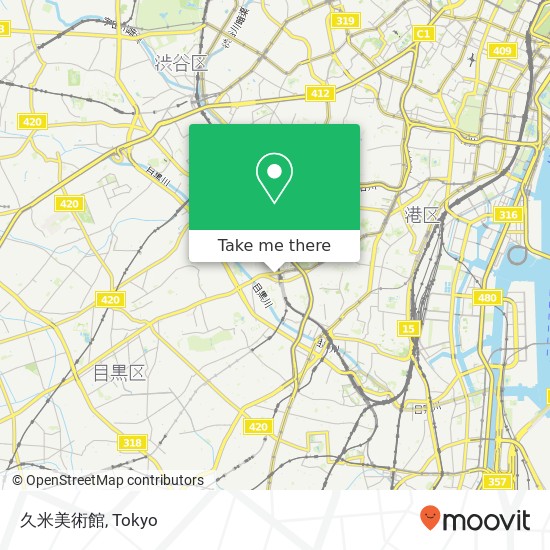 久米美術館 map