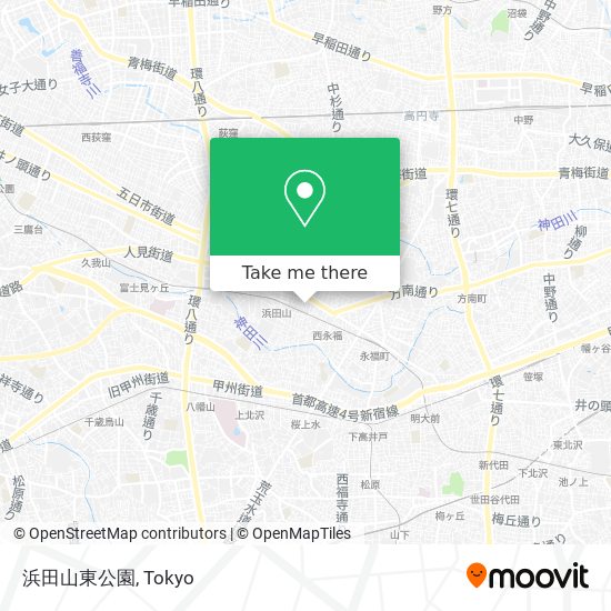 浜田山東公園 map