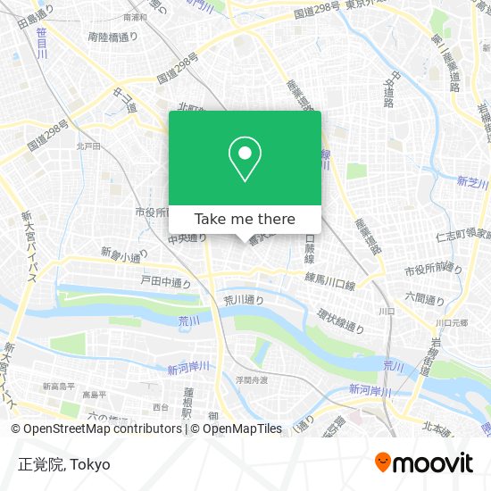 正覚院 map