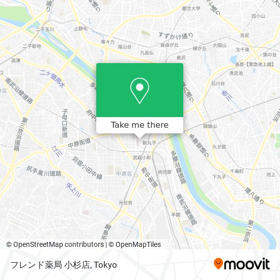 フレンド薬局 小杉店 map