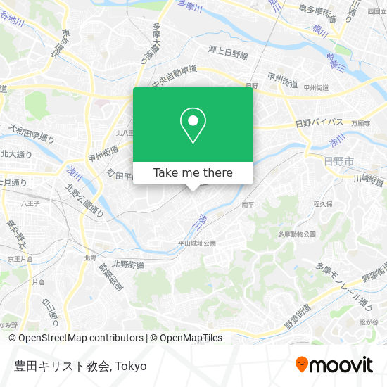 豊田キリスト教会 map