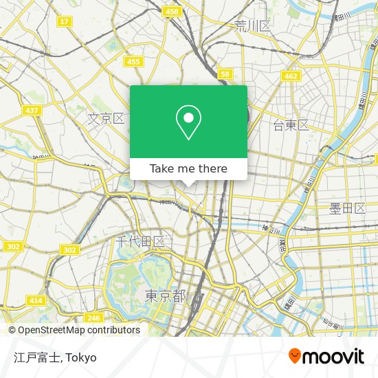 江戸富士 map