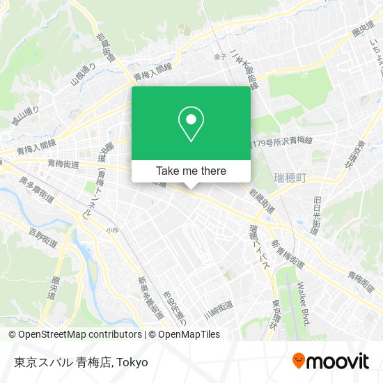 東京スバル 青梅店 map