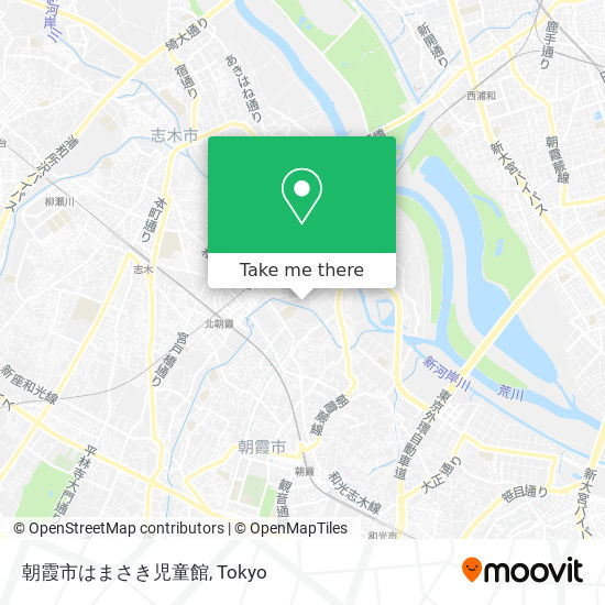 朝霞市はまさき児童館 map