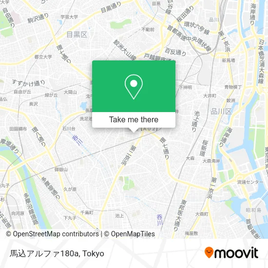 馬込アルファ180a map