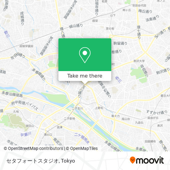 セタフォートスタジオ map