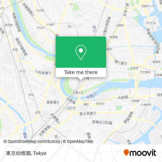 怎樣搭巴士或地鐵去大田区的東京幼稚園 Moovit