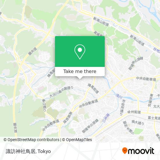 諏訪神社鳥居 map