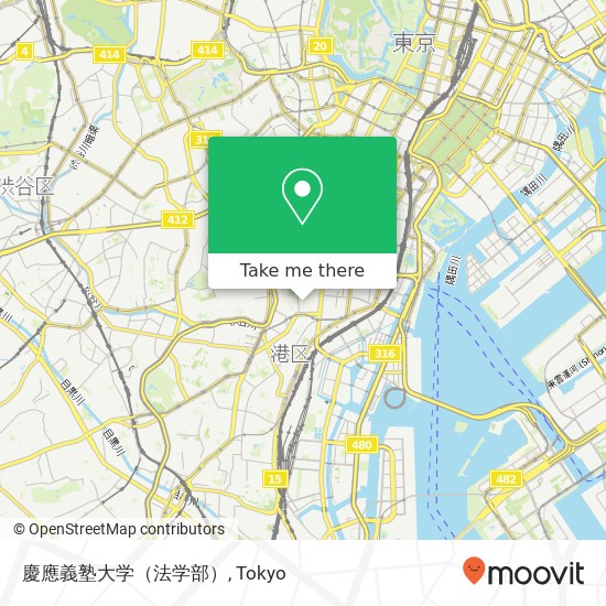 慶應義塾大学（法学部） map