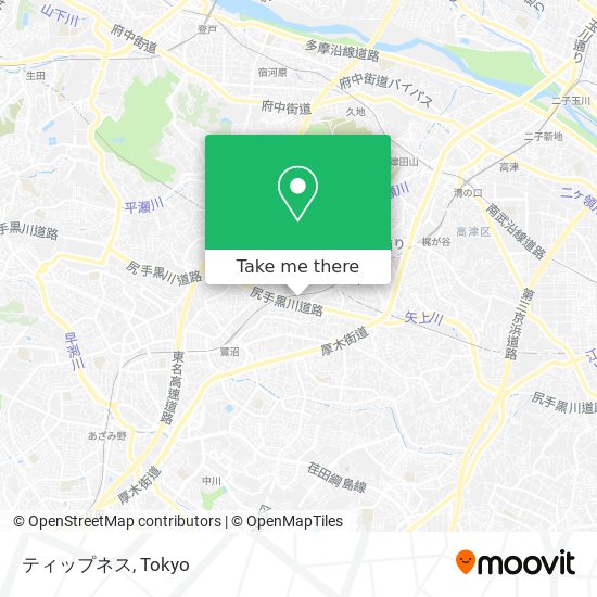 ティップネス map