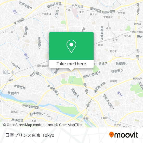 日産プリンス東京 map