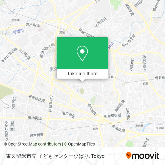 東久留米市立 子どもセンターひばり map