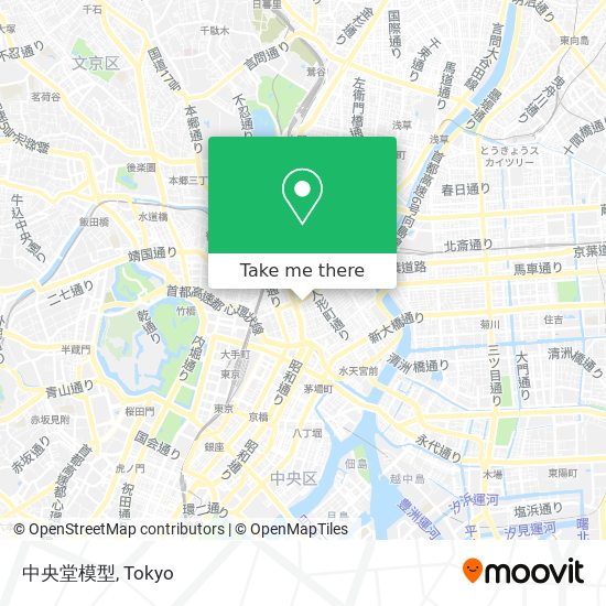 中央堂模型 map
