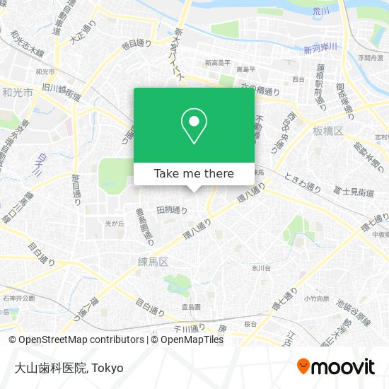 大山歯科医院 map