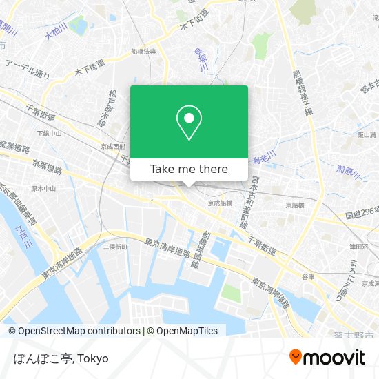 ぽんぽこ亭 map