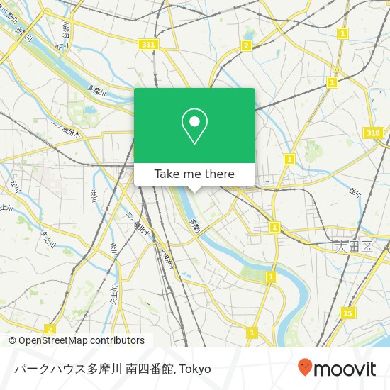 パークハウス多摩川 南四番館 map