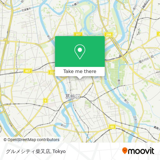 グルメシティ柴又店 map