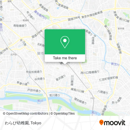 わらび幼稚園 map