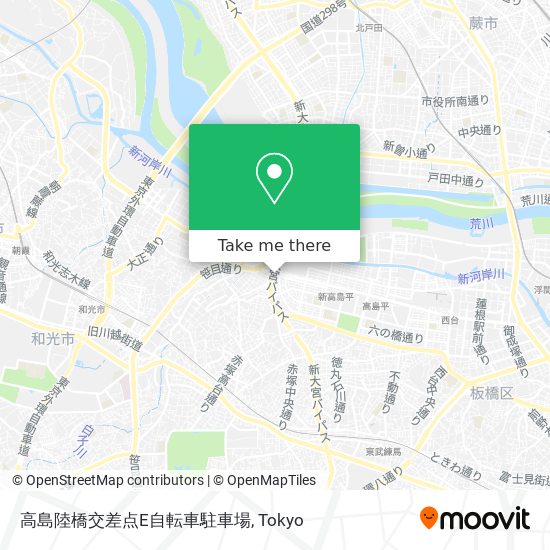 高島陸橋交差点E自転車駐車場 map