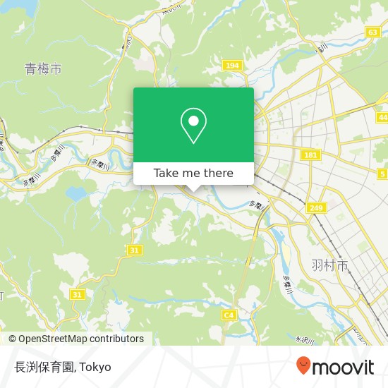 長渕保育園 map