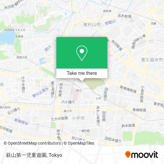 萩山第一児童遊園 map