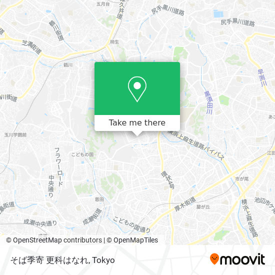 そば季寄 更科はなれ map