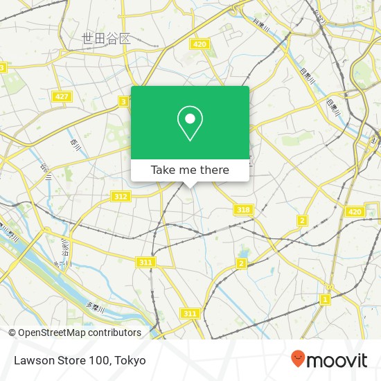 Lawson Store 100 map