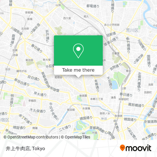 井上牛肉店 map