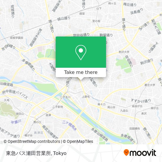 東急バス瀬田営業所 map